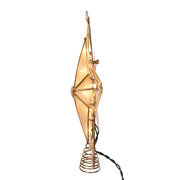 Kurt Adler 10-Inch 5-Point Large Star with Smoke Capiz Treetop