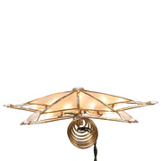 Kurt Adler 10-Inch 5-Point Large Star with Smoke Capiz Treetop