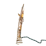 Kurt Adler 9.5-Inch UL 10-Light Capiz Angel Treetop