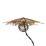 Kurt Adler UL 10-Light 8 Point LED Multi Color Capiz Star Tree Topper