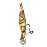 Kurt Adler 10L 8PT Capiz Clear Star Tree Topper