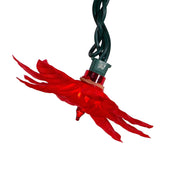 Kurt Adler 20-Light Red Poinsettia Light Set