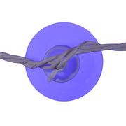 Kurt Adler 11.5-Foot UL 10-Light Multicolor LED Opaque G50 Light Set With White Wire