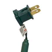 Kurt Adler festive 25.5-Foot UL 50-Light Convex Multicolor 5MM LED Green Wire Light Set.