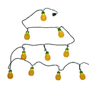 Kurt Adler 10-Light Glass-Look Pineapple Light Set