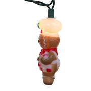 Kurt Adler UL 10-Light Gingerbread Light Set