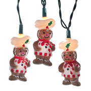 Kurt Adler UL 10-Light Gingerbread Light Set