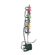 Kurt Adler 11-Inch 11-Light Multi-Color Retro Reflector Tree Topper