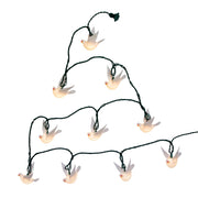 Kurt Adler UL 10-Light Glitter Dove Light Set