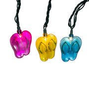 Kurt Adler 12-Foot UL 10-Light Flip-Flops Light Set