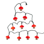 Kurt Adler 12-Foot UL 10-Light Mushroom Light Set With Green Wire