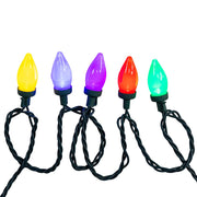 Kurt Adler 100 Lights Multi-LED C7 OPAQUE String Lights