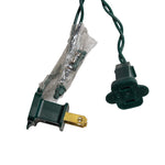 Kurt Adler 50-Foot UL 100-Light Multicolor LED Faceted C9 Green Wire String Lights