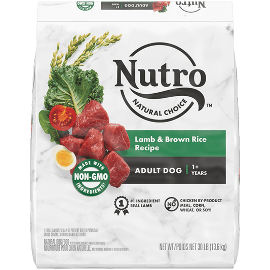 Nutro Natural Choice Adult Lamb & Brown Rice Dry Dog Food 