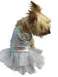 Load image into Gallery viewer, Unicorn Fufu Tutu Dog Dress
