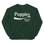 Enjoy Puppies Make Me Happy Sweatshirt | Gift for Dog Lovers