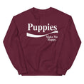 Load image into Gallery viewer, Enjoy Puppies Make Me Happy Sweatshirt | Gift for Dog Lovers
