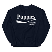 Enjoy Puppies Make Me Happy Sweatshirt | Gift for Dog Lovers