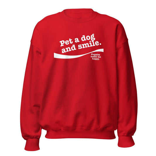Pet A Dog & Smile | Unisex Sweatshirt
