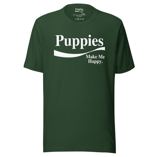 Enjoy Puppies Make Me Happy | Unisex T-shirt