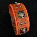 Load image into Gallery viewer, The "Eros" collar 2.5 inch wide Brown
