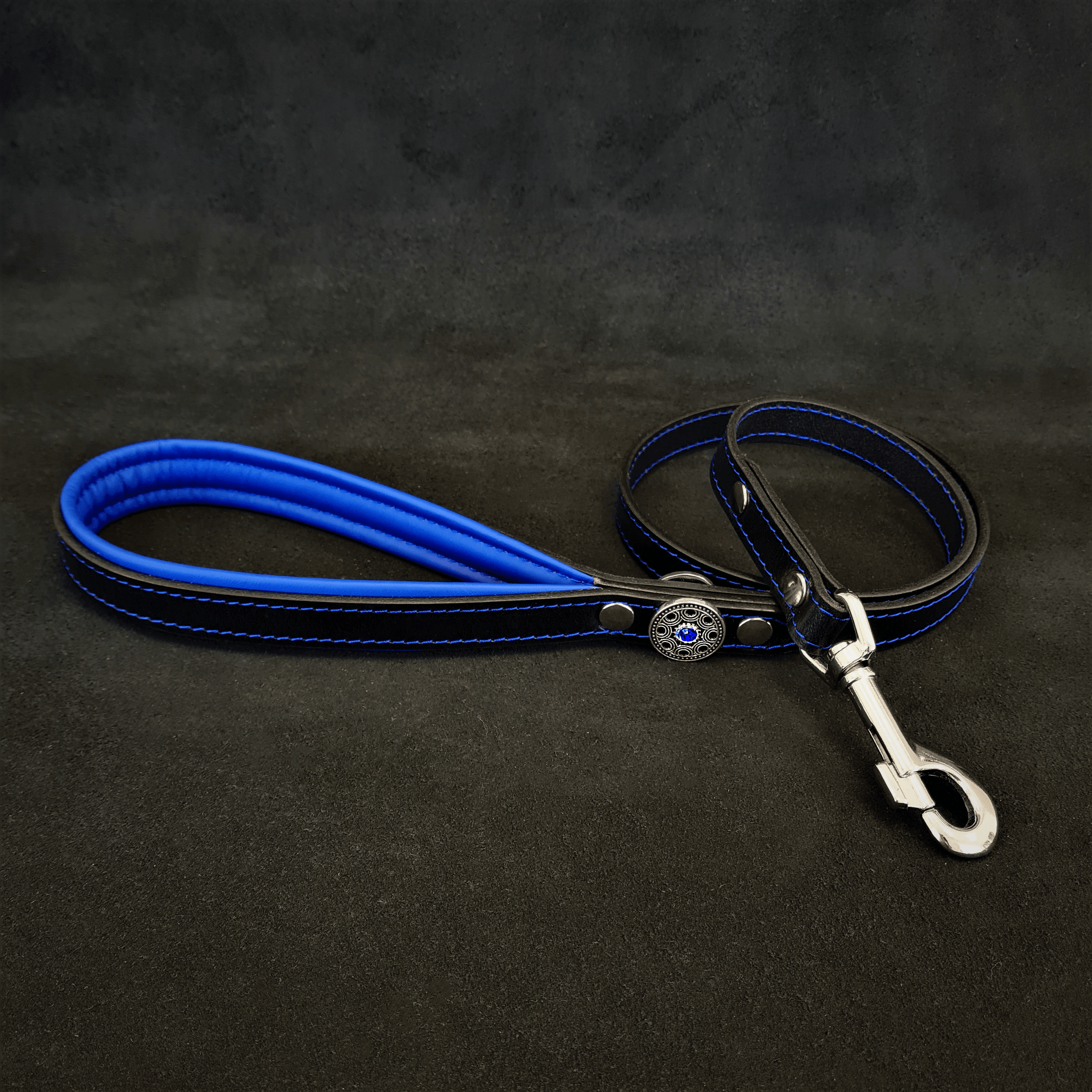 'Bijou'' harness Black & Blue for big dogs