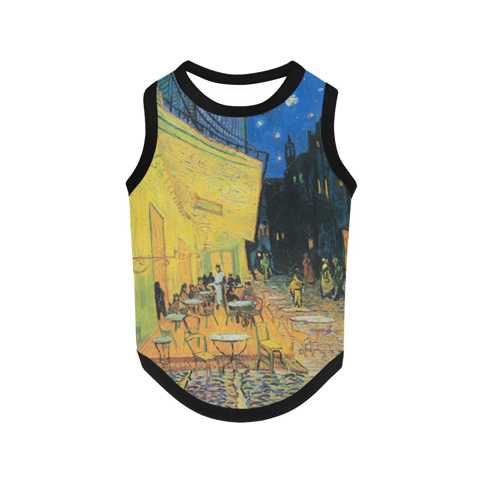 Van Gogh Cafe Terrace At Night Tank Top luxury pet product from Southlake Paws