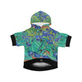 Load image into Gallery viewer, Van Gogh Irises Button Hoodie
