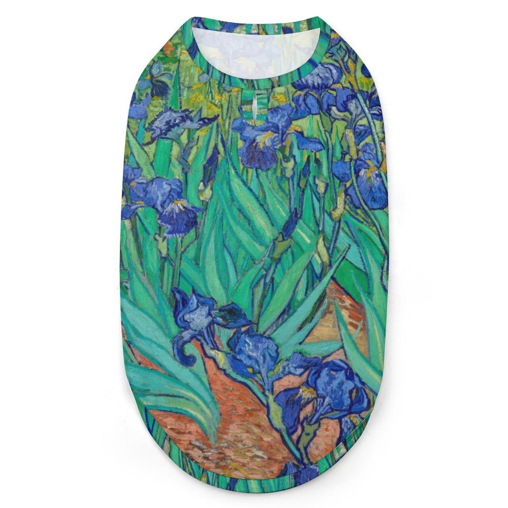Van Gogh Irises Pet Vest luxury pet product from Southlake Paws