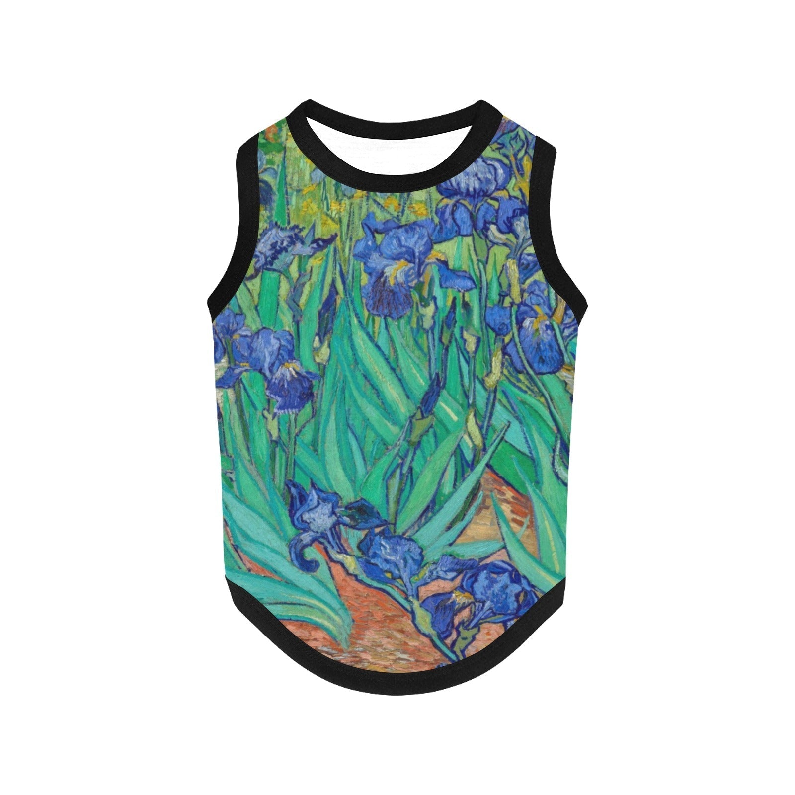 Van Gogh Irises Tank Top luxury pet product from Southlake Paws