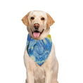 Load image into Gallery viewer, Van Gogh Starry Night Double-Sided Pet Bandana
