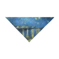 Load image into Gallery viewer, Van Gogh Starry Night Over The Rhone Double-Sided Pet Bandana
