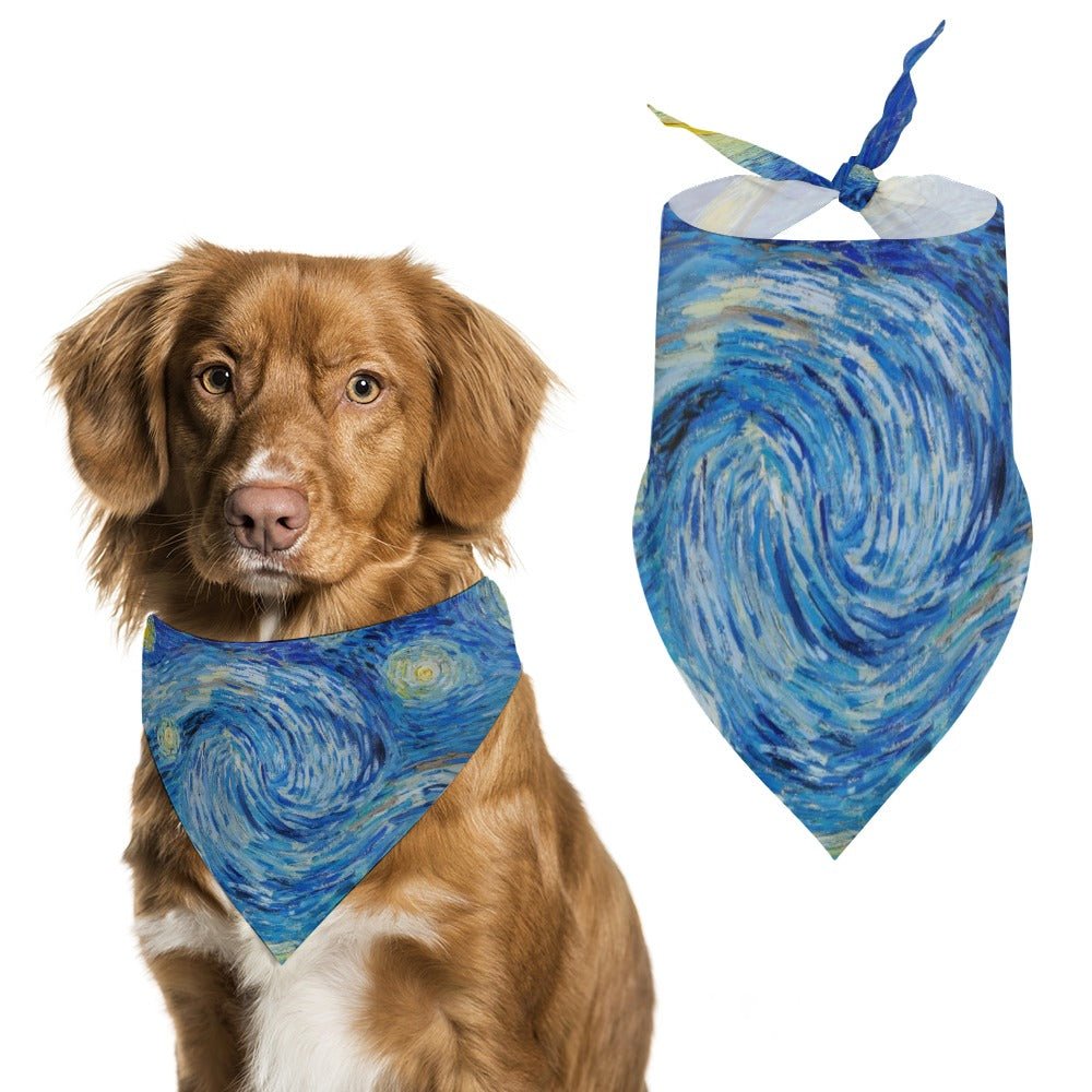 Van Gogh Starry Night Pet Scarf
