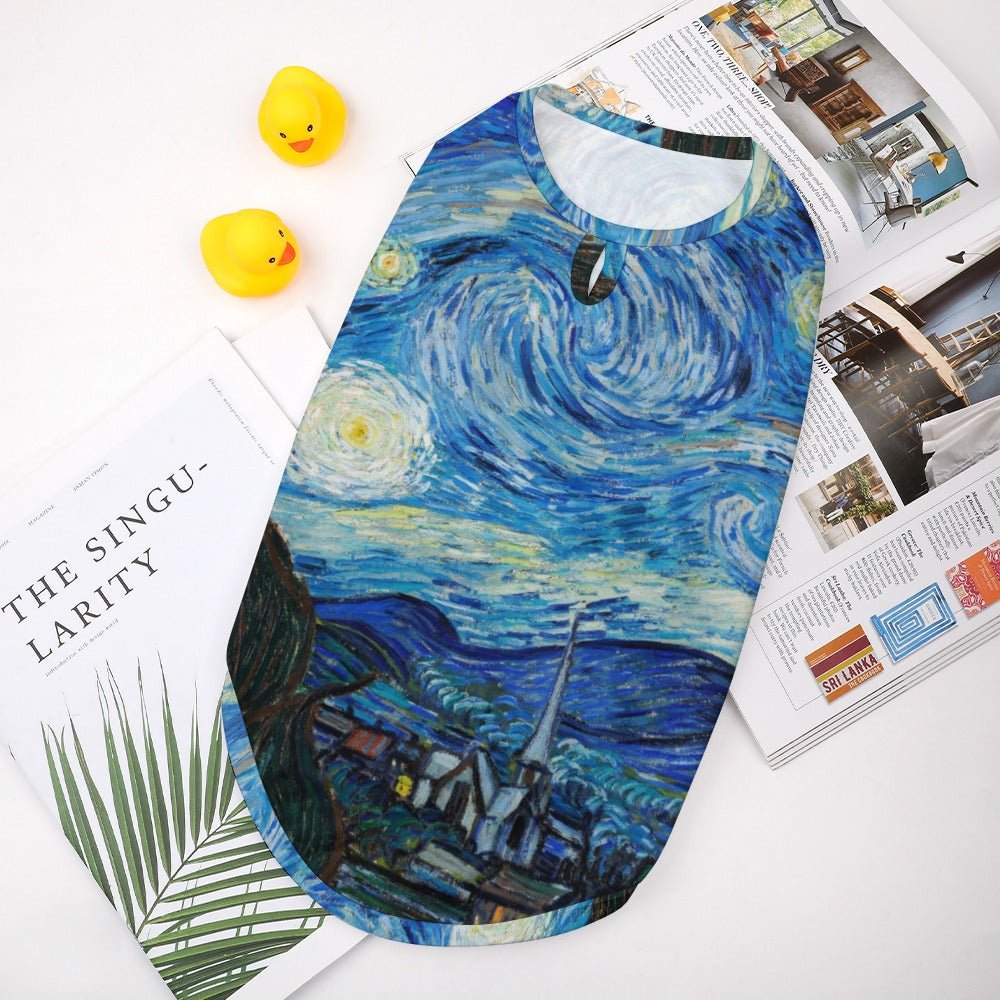 Van Gogh Starry Night Pet Vest