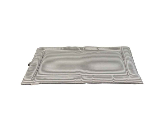 Bowsers Cabana Reversible Indoor-Outdoor Dog Mat in Navy Palms
