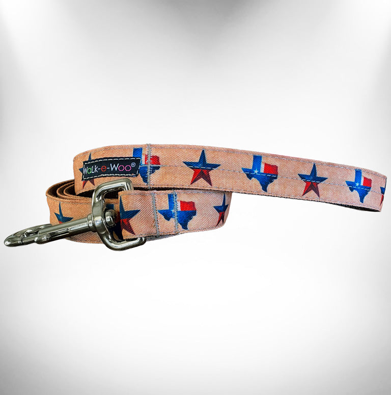Colorado and Texas Dog Collars, Leads, and Bows - 5 Styles