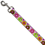 Dog Leash - Sprinkle Donut Expressions Pink