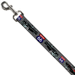 Dog Leash - Route 66 Classics Gray