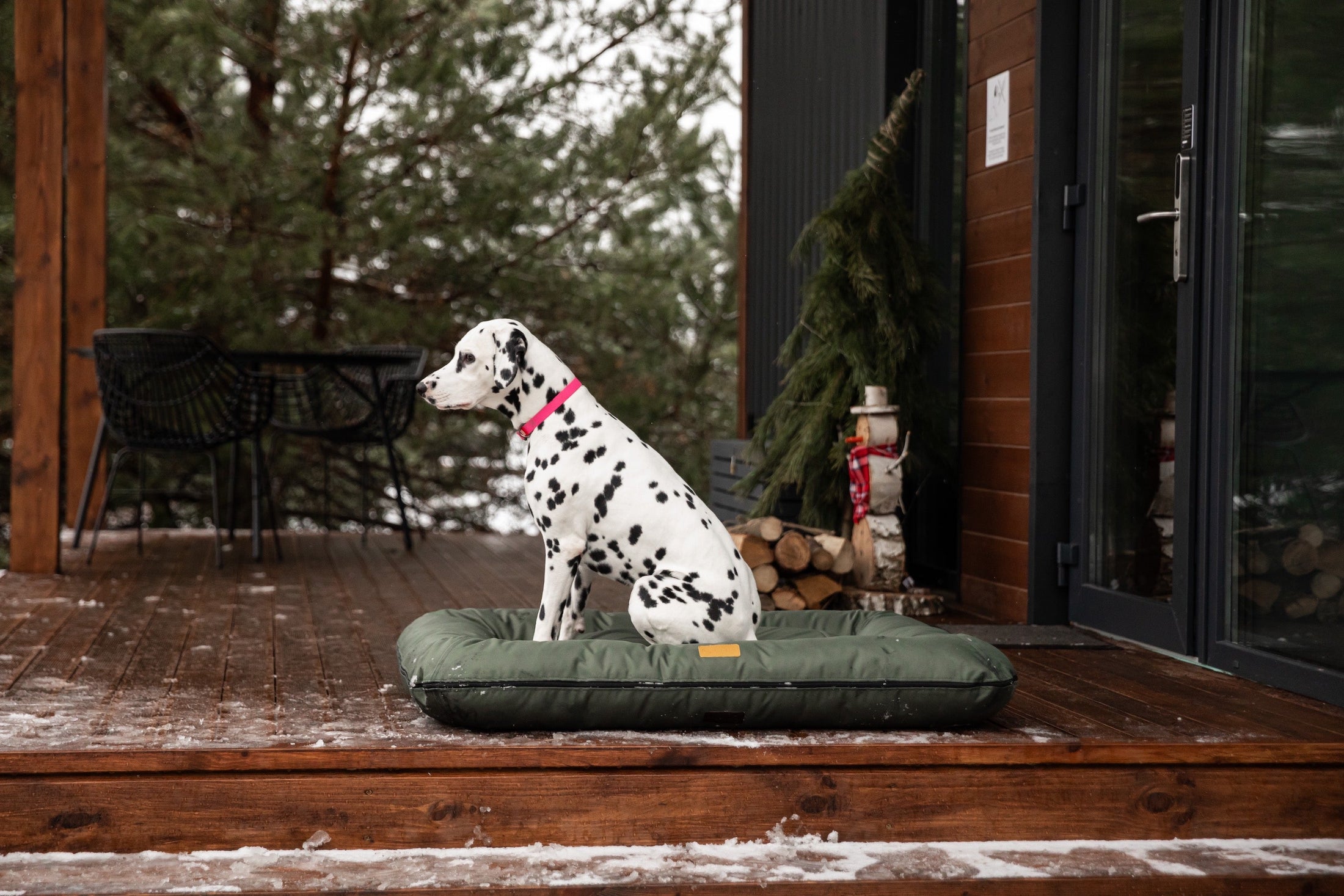 Pillow Beds Premium Chester & Lee | Waterproof Lounger Dog Bed Green