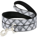 Dog Leash - Plaid X Weathered White/Gray