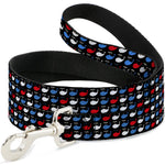 Dog Leash - Whales Navy/Red/White/Blue
