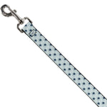 Dog Leash - Palm Trees & Waves Monogram Blues/White