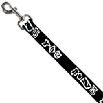 Dog Leash - Punk You Black/White