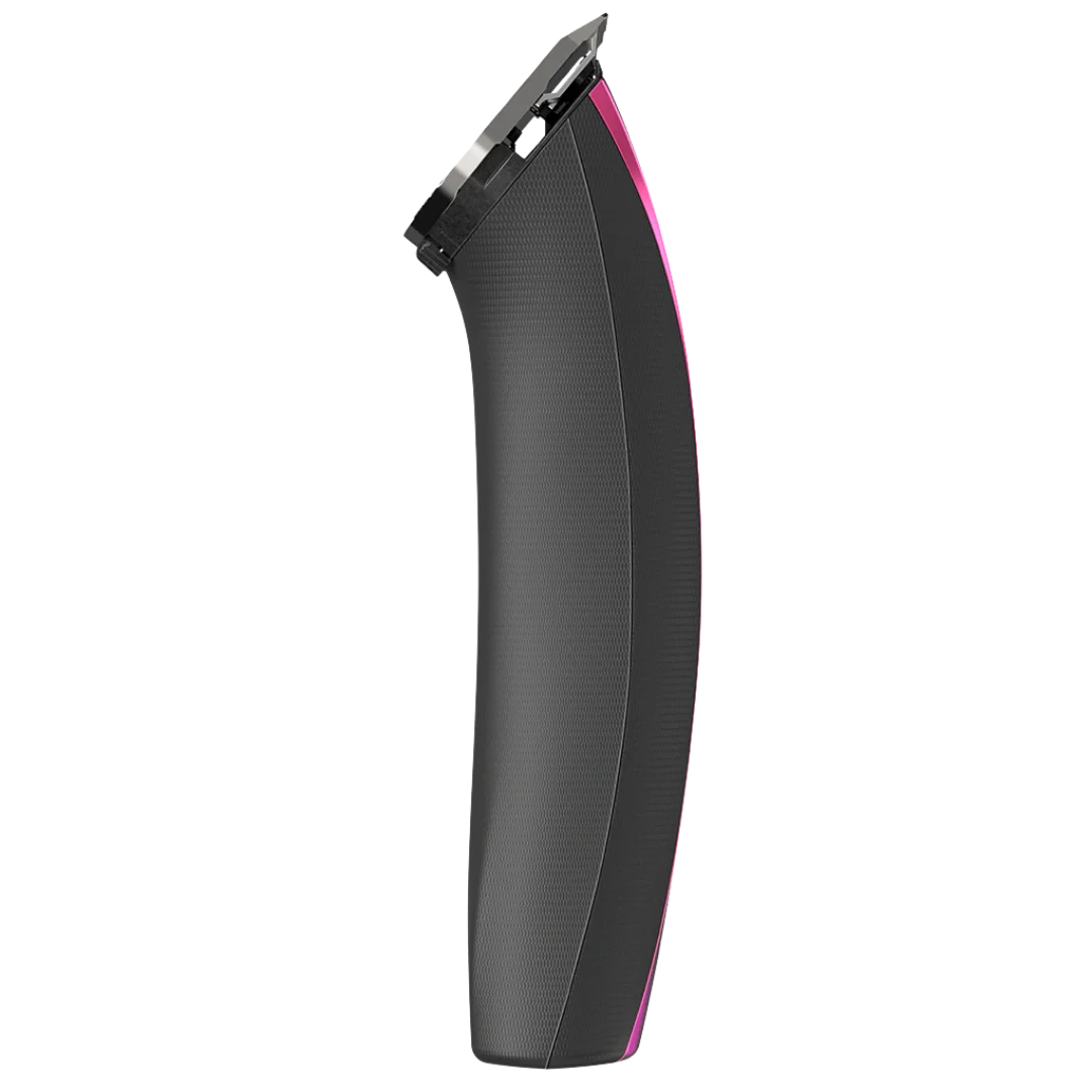 Wahl Pre-Sale Bravura2 Cordless Clipper in Brilliant Rose, featuring a sleek black design with a pink accent.