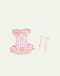 Load image into Gallery viewer, Wander! Bow Harness 2.0 - Blossom Gingham

