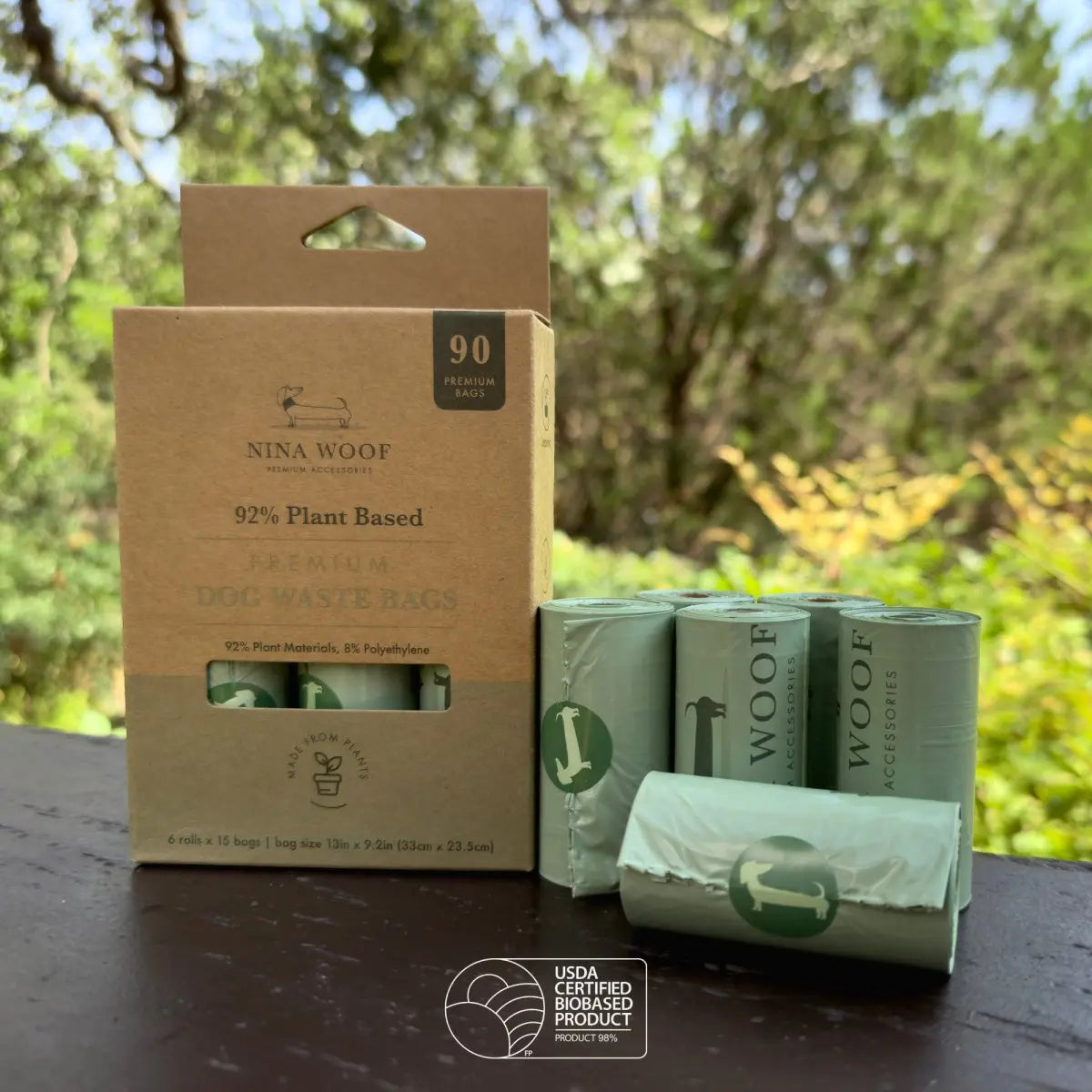 Waste Bags - Plant Based Nina Woof