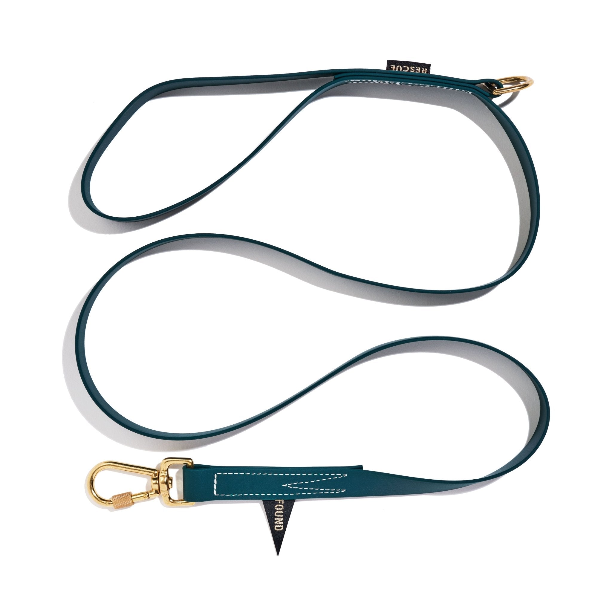 Standard 5ft Leads Premium Water Resistant Standard 5ft Leash, Hunter Green | Found My Animal