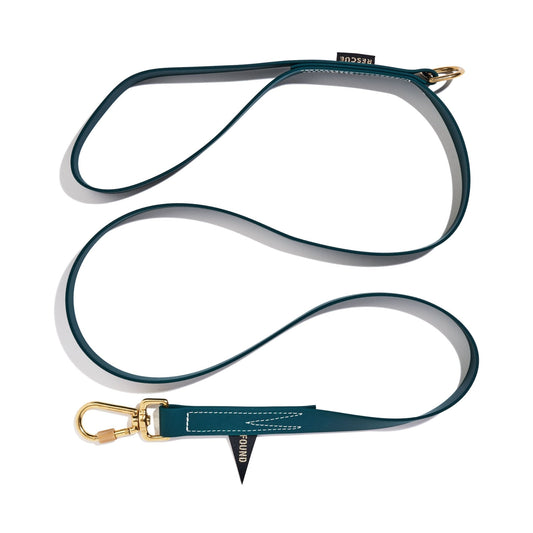 Standard 5ft Leads Premium Water Resistant Standard 5ft Leash, Hunter Green | Found My Animal