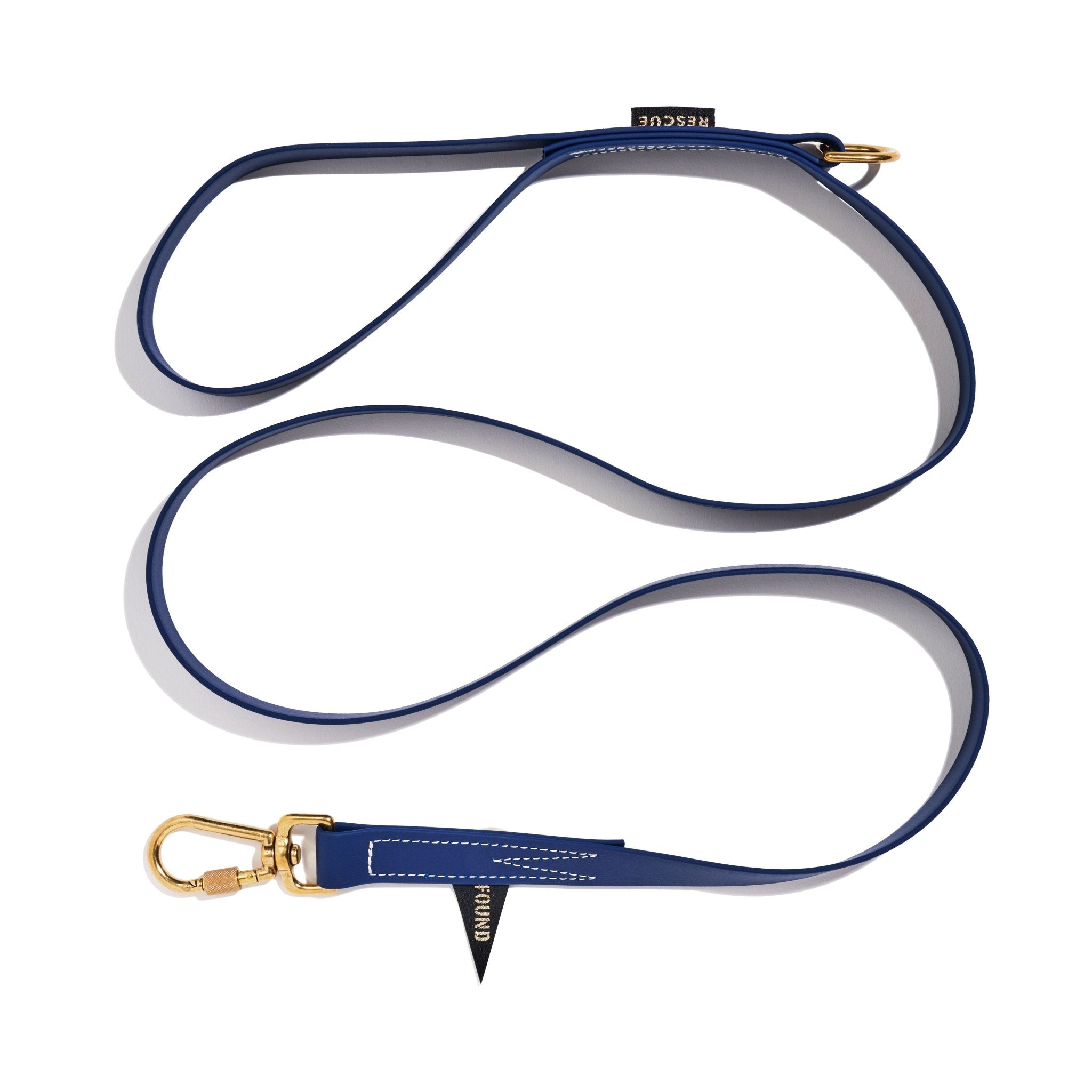 Standard 5ft Leads Premium Water Resistant Standard 5ft Leash, Navy | Found My Animal
