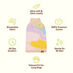 Wavy Knitted Dog Sweater 